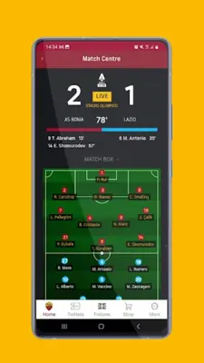 AS Roma Mobile android App screenshot 1